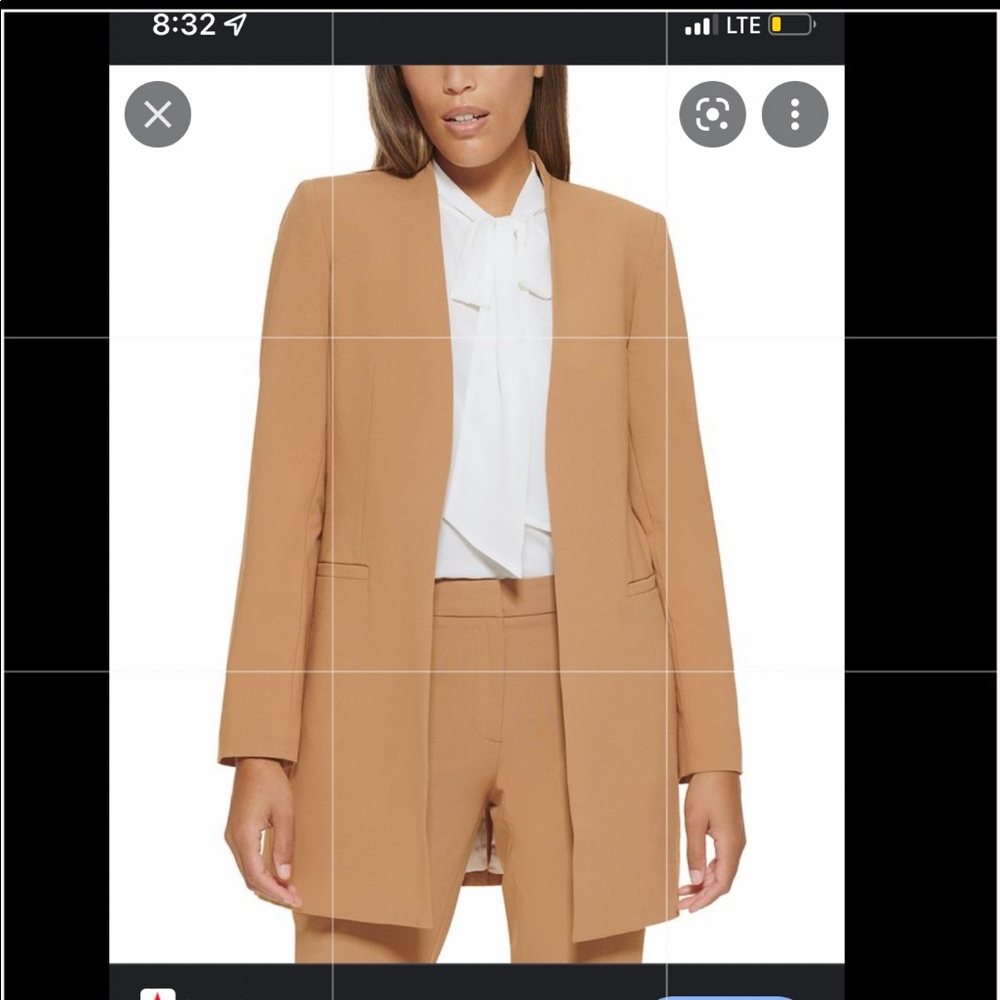 Calvin Klein Tan Blazer